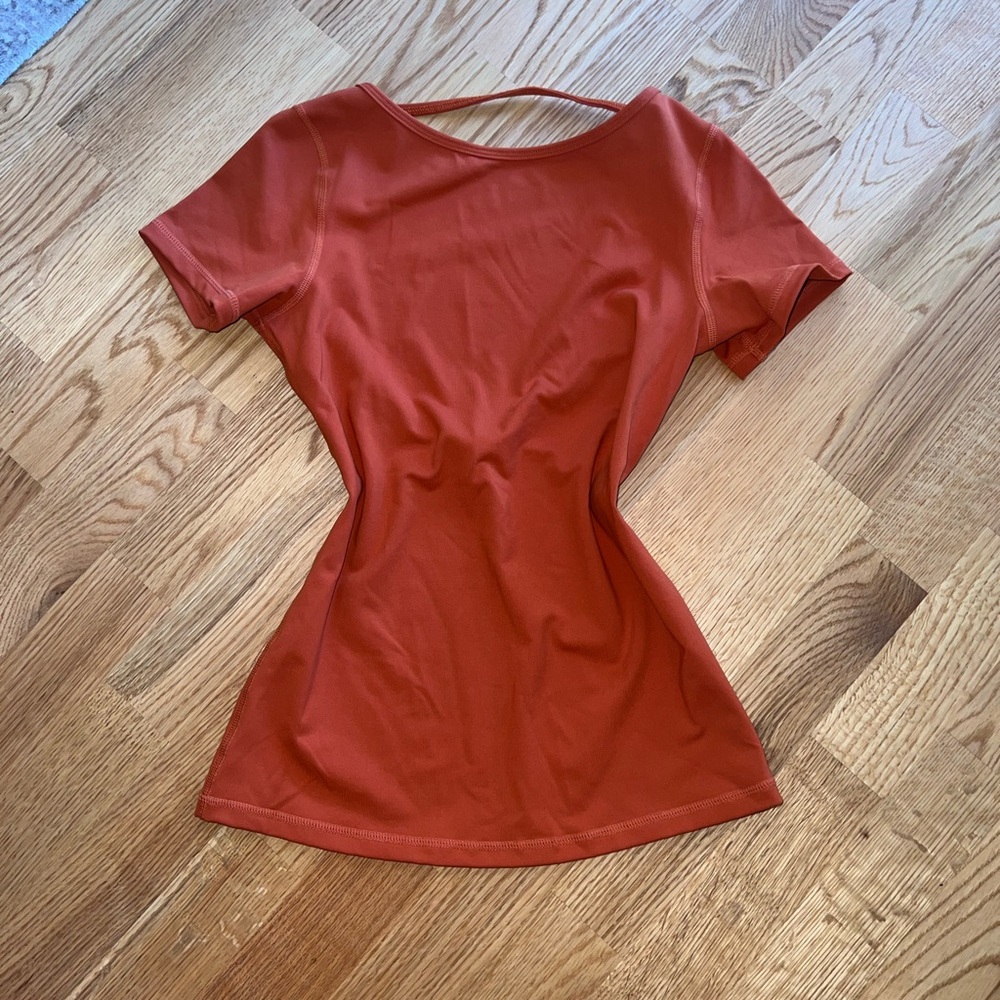 BuffBunny Short Sleeve Top in Rust